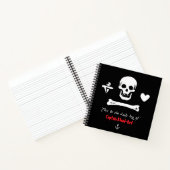 あなたの名前 海賊 キャプテン 毎日日記 ノートブック (内部)
