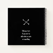 あなたの名前 海賊 キャプテン 毎日日記 ノートブック (裏面)