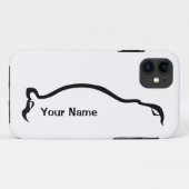 "あなたの名前" STI Imprezaの黒いシルエット加えて下さい Case-Mate iPhoneケース (裏面(横))