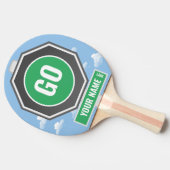 あなたの名前LANE GOサイン 卓球ラケット (横)