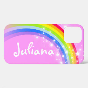 あなたの名前rainbow light pink star sky iPhone 12 proケース