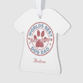 あなたの名犬パパコッカースパニエル犬醜いセーター オーナメント (正面)