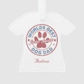 あなたの名犬パパコッカースパニエル犬醜いセーター オーナメント (裏面)