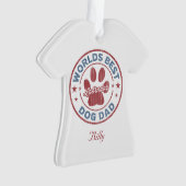 あなたの名犬パパラブラドール醜いセーター オーナメント (正面)