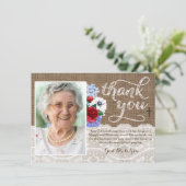 あなたの哀悼の言葉カードをありがとう サンキューカード (スタンド正面)