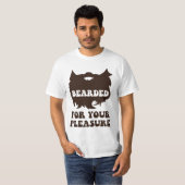 あなたの喜びのために髭がある Tシャツ (正面フル)