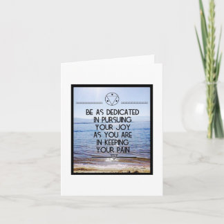 あなたの喜びのノートカードを追求す空白のる カード