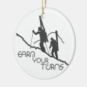 あなたの回転を得て下さい セラミックオーナメント (左)