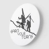 あなたの回転を得て下さい ラージ壁時計 (傾斜)