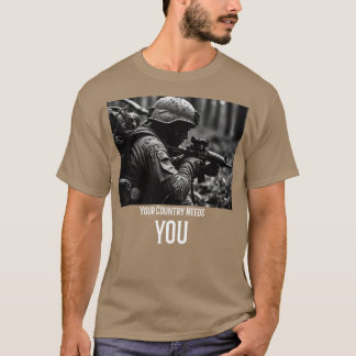 あなたの国はあなたを必要としている Tシャツ