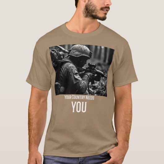 あなたの国はあなたを必要としている Tシャツ (正面)