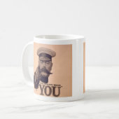 あなたの国は必要とします コーヒーマグカップ (正面左)