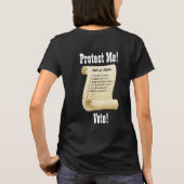 あなたの国を愛保護す- Me & Bill of Rights Tシャツ (裏面)
