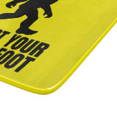 あなたの地元のビッグフットおもしろい恋人をサポート カッティングボード (角)