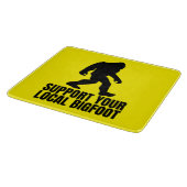 あなたの地元のビッグフットおもしろい恋人をサポート カッティングボード (角)