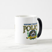 あなたの地元警察を支えて下さい モーフィングマグカップ (正面右)