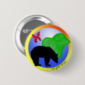 あなたの地球ボタンを愛して下さい 缶バッジ (正面&裏面)