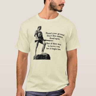 あなたの地面を立てて下さい Tシャツ