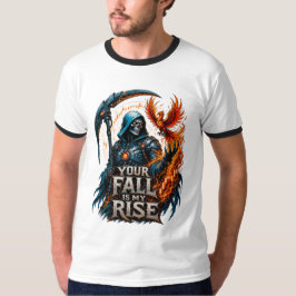 あなたの墜ちるはわが昇る 死神トレーディングモチベーション Tシャツ