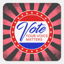 あなたの声の問題を投票する星光の赤と青