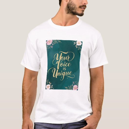 あなたの声はひとつだけ Tシャツ (正面)