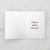 「あなたの声は私の耳に音楽だ」あなたのカードを愛して カード (内部)