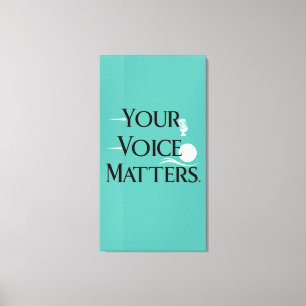 あなたの声は重要2 キャンバスプリント
