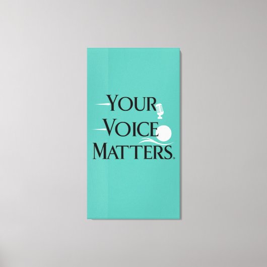 あなたの声は重要2 キャンバスプリント (正面)