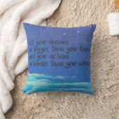 あなたの夢があなたの恐れより大きいがあるようにして下さい クッション (ブランケット)
