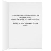 あなたの夢が飛ぶこと – クラウド誕生日カード (内側 (右))