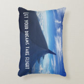 あなたの夢が飛行を取るようにして下さい! 枕にアクセントを置いて下さい アクセントクッション (正面(垂直))