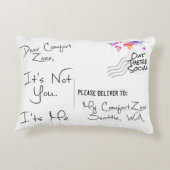 あなたの夢が飛行を取るようにして下さい! 枕にアクセントを置いて下さい アクセントクッション (裏面)