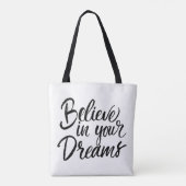 あなたの夢で信じて下さい トートバッグ (裏面)