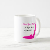 あなたの夢のハイヒールを追跡して下さい コーヒーマグカップ (正面右)