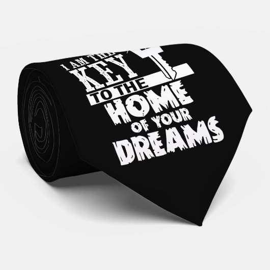 あなたの夢の家への不動産仲介業者のデザインの鍵 ネクタイ (ロール)