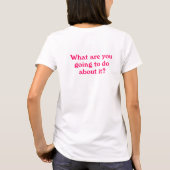 あなたの夢の彼女です Tシャツ (裏面)