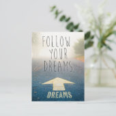 あなたの夢の感動的な郵便はがきを後を追って下さい ポストカード (スタンド正面)