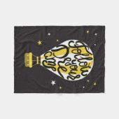 あなたの夢の気球を後を追って下さい フリースブランケット (正面(横))