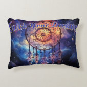 あなたの夢をキャッチブラシ付きアクセント枕 アクセントクッション (正面)