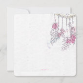 あなたの夢をキャッチ 招待状 (裏面)