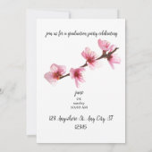 あなたの夢を信じて　卒業 招待状 (裏面)