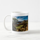 あなたの夢を後を追って下さい! コーヒーマグカップ (左)