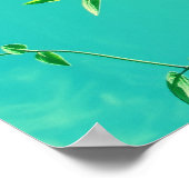 あなたの夢を生きなさい。空鮮やか ポスター (角)