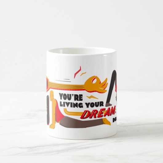 あなたの夢を生きるマックス・マグ コーヒーマグカップ (中央)