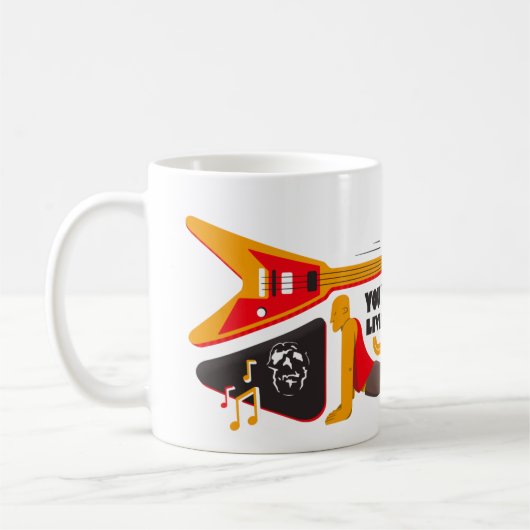 あなたの夢を生きるマックス・マグ コーヒーマグカップ (左)