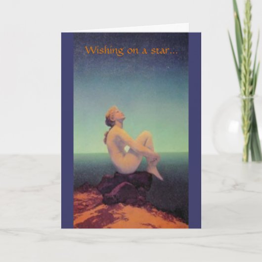 "…"あなたの夢を見ますMaxfield Parrishカード カード (正面)