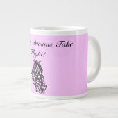 あなたの夢を許可して下さい ジャンボコーヒーマグカップ (正面右)