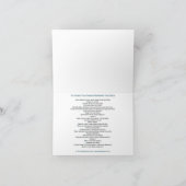 あなたの夢を達成するためにはあなたのABCsを覚えて下さい カード (内部)