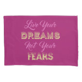 あなたの夢カスタムな色の枕カバーは住んでいます 枕カバー (正面)