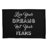 あなたの夢カスタムな色の枕カバーは住んでいます 枕カバー (正面)